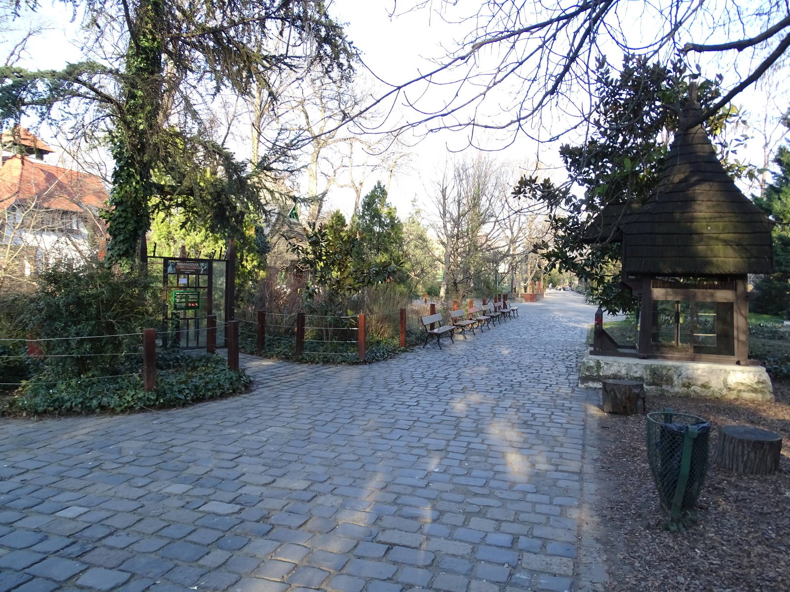 Madagascar entrance and hedgehog enclosure