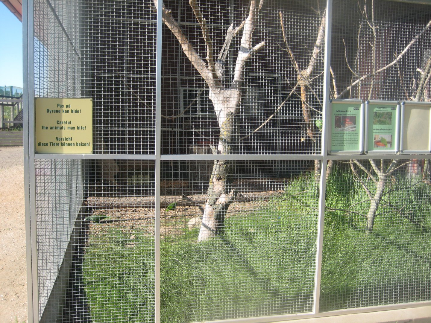 Madsbyparken - Macaw aviary