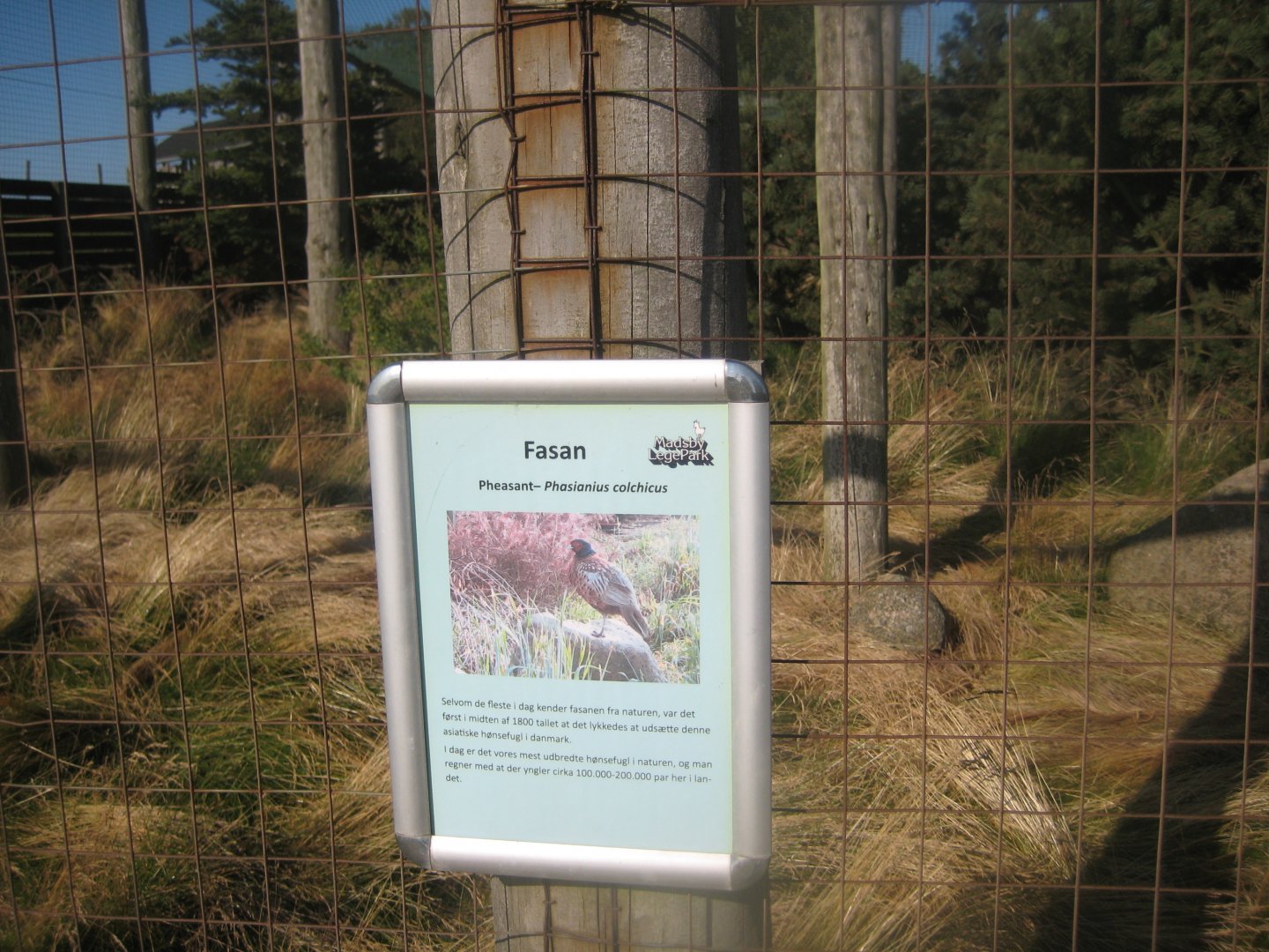 Madsbyparken - Signage example