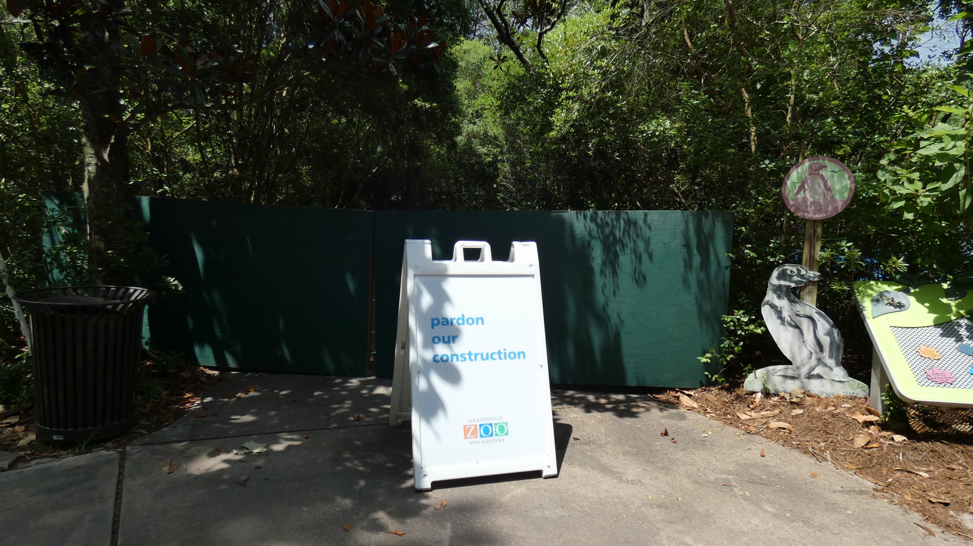 Magellanic Penguin Exhibit Construction ("Tuxedo Coast"), Play Park - June 2022