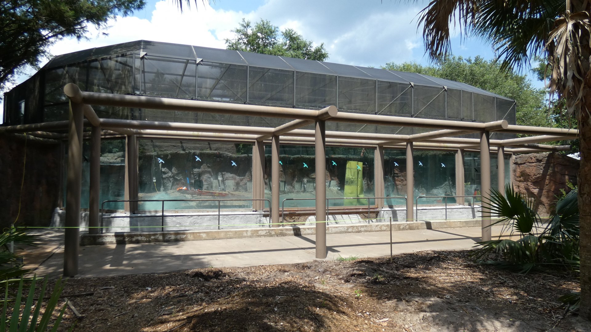 Magellanic Penguin Exhibit Construction ("Tuxedo Coast"), Play Park - June 2022