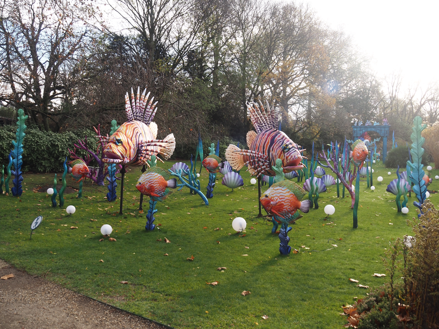 Magic Ocean Chinese lights festival - Lionfish and Discus fish, 2025-11-30