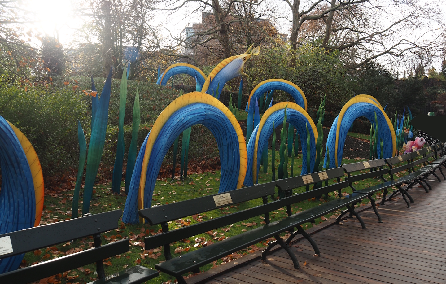 Magic Ocean Chinese lights festival - Ribbon eel structures, 2025-11-30