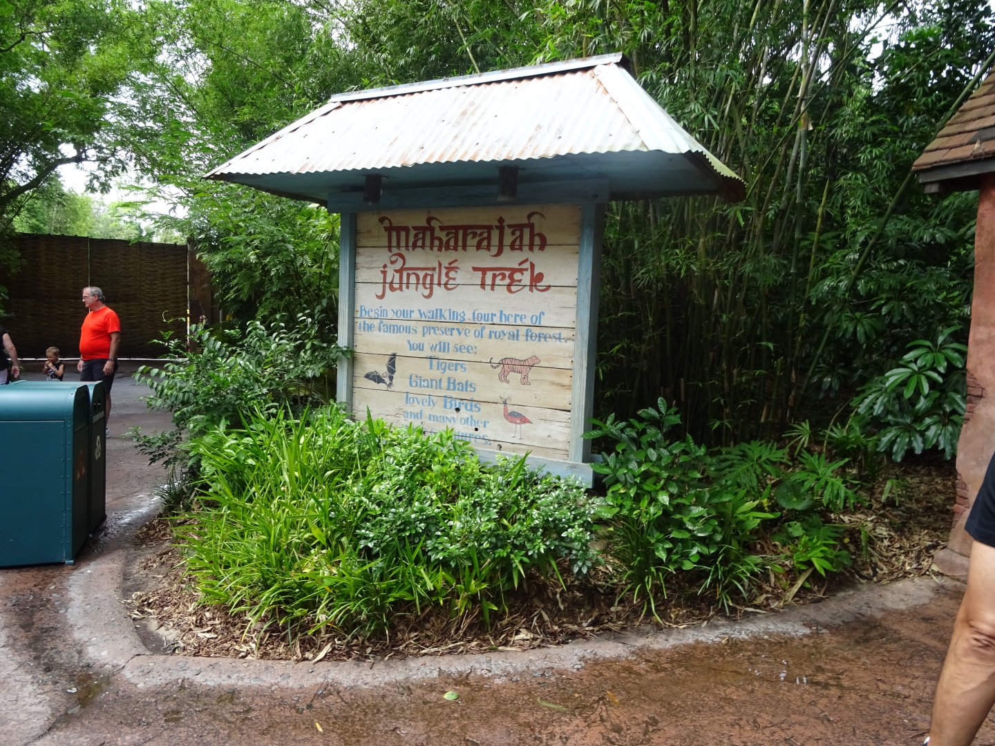 Maharajah Jungle Trek Signage at Disney's Animal Kingdom (2014)