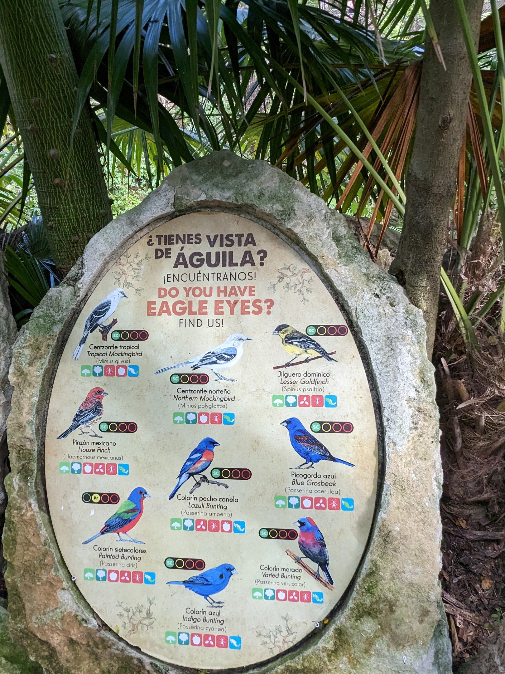 Main Aviary - signage