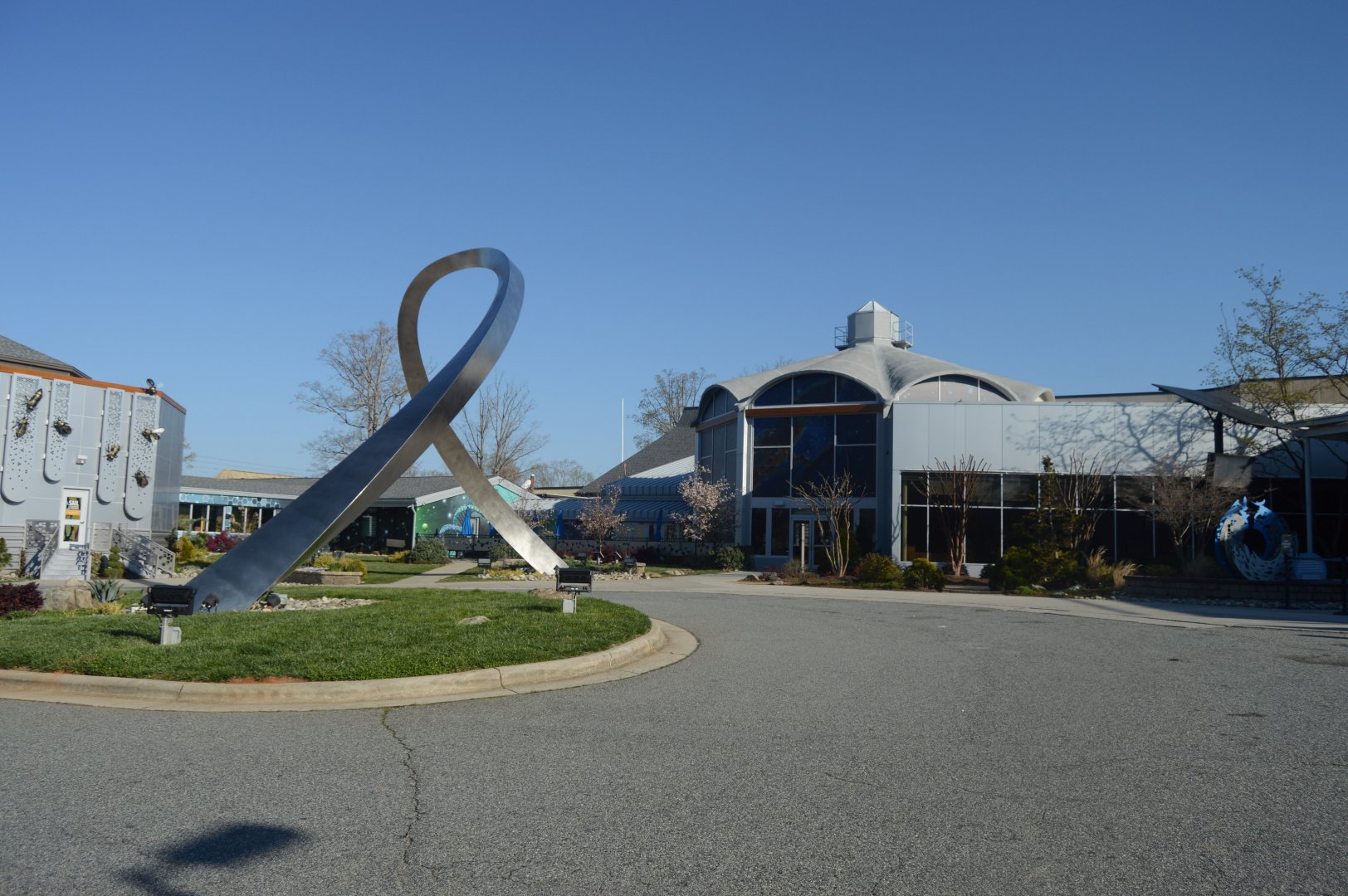 Main Building and Statue