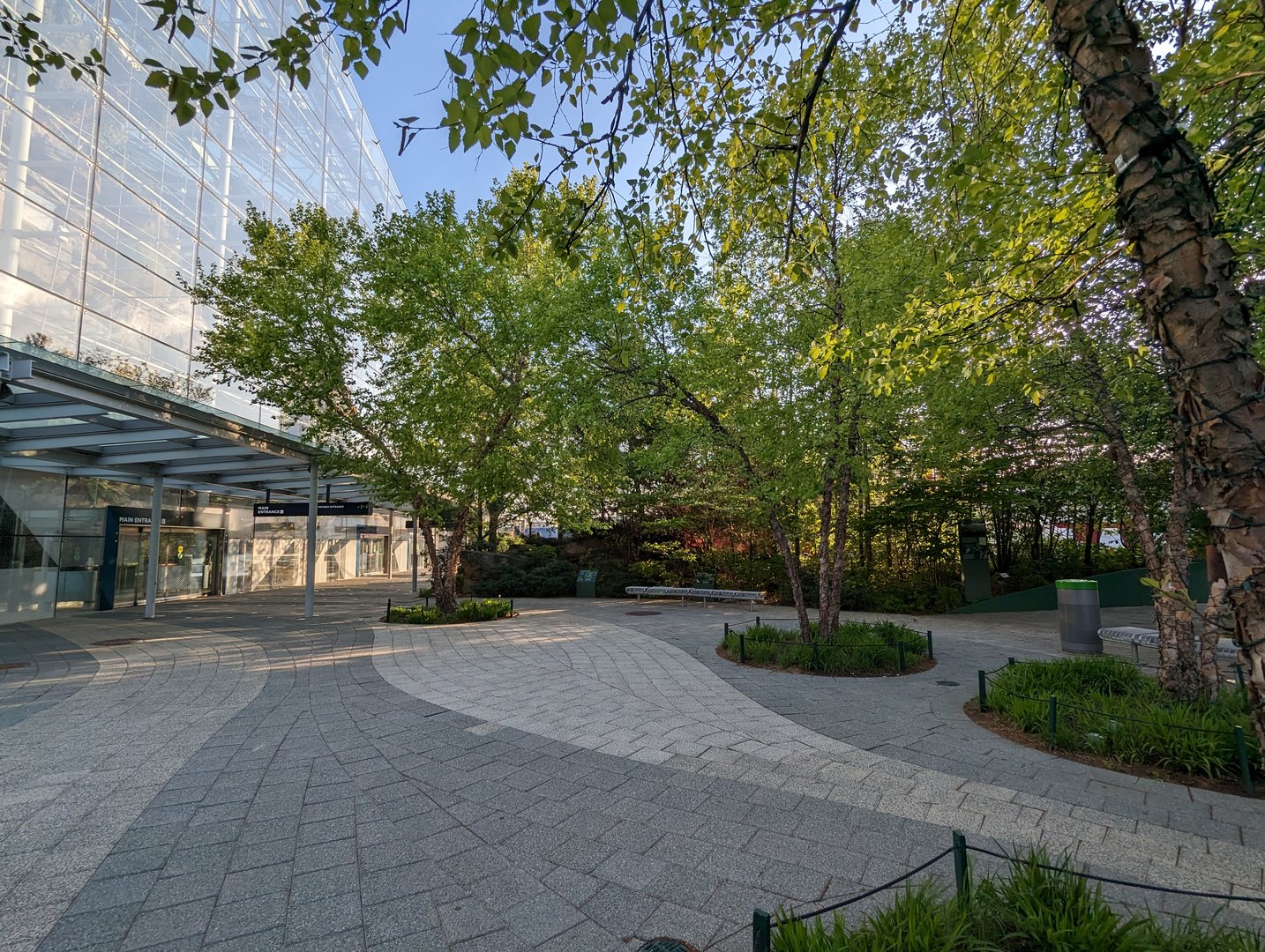 Main Entrance and Waterfront Park