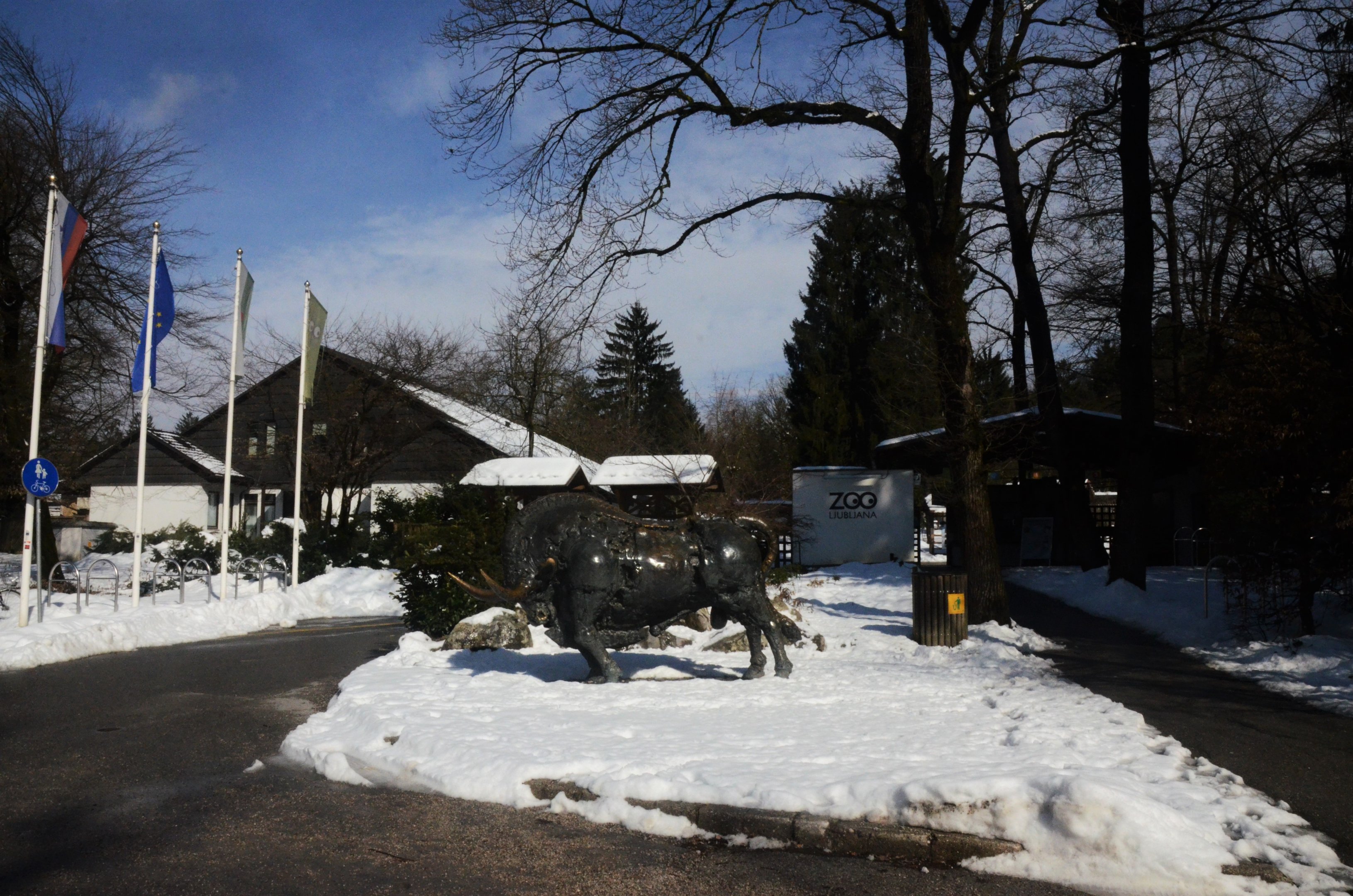 Main entrance at Ljubljana Zoo, 07/03/18