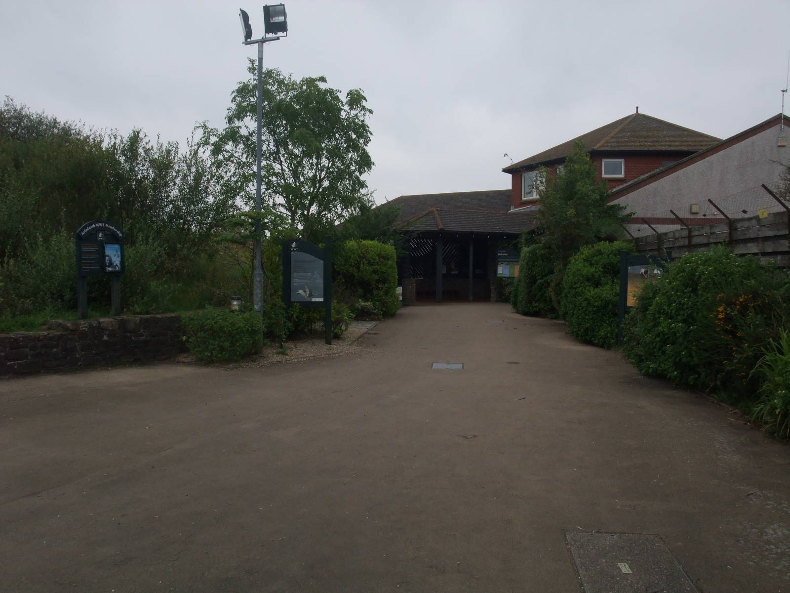 Main Entrance at Llanelli WWT, 31/07/11