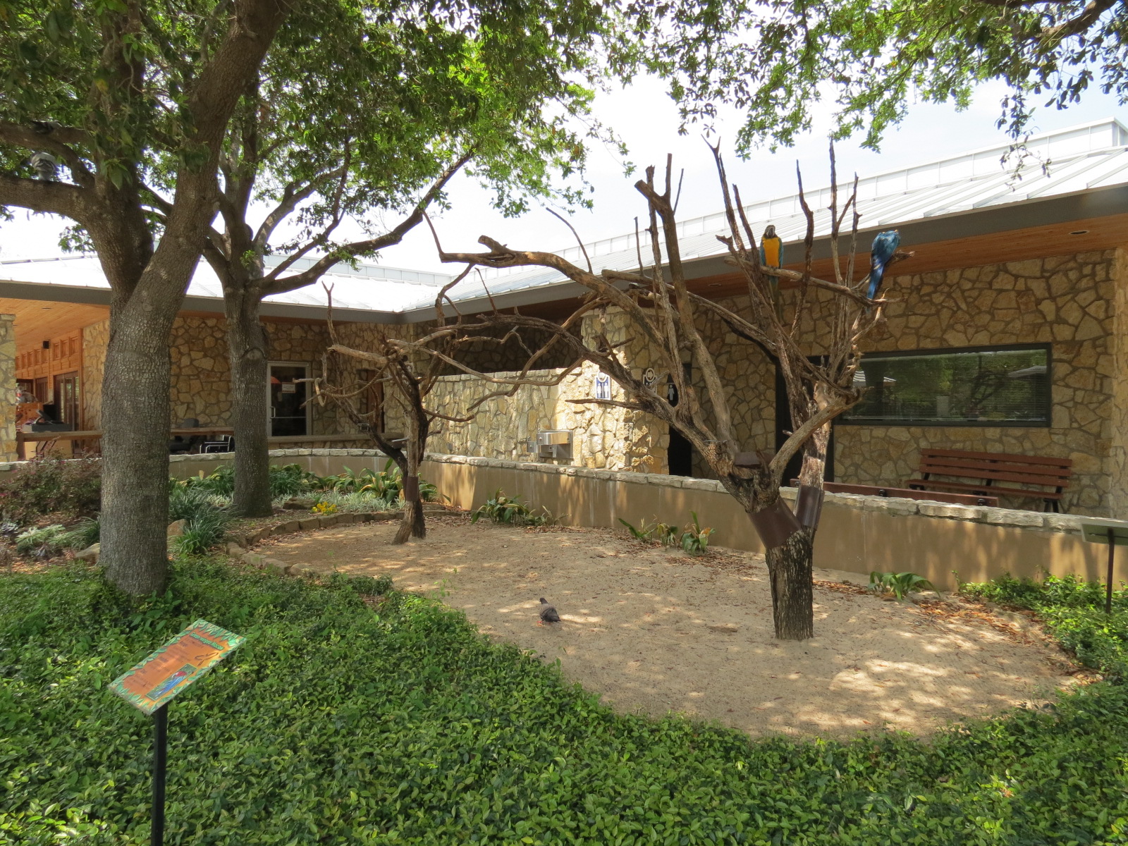 Main Entrance - Green-winged Macaw Exhibit
