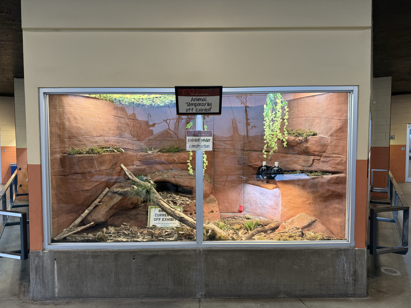 Main Herp Habitat (Empty) - Desert Zone - Small Animal Building