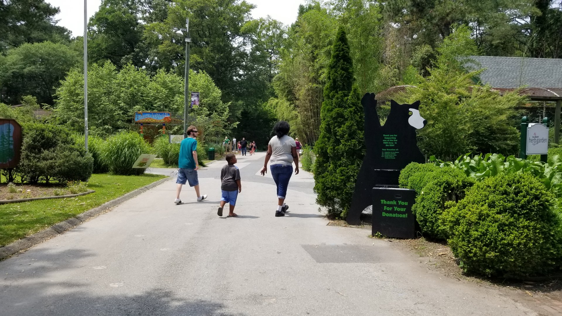 Main pathway inside east entrance