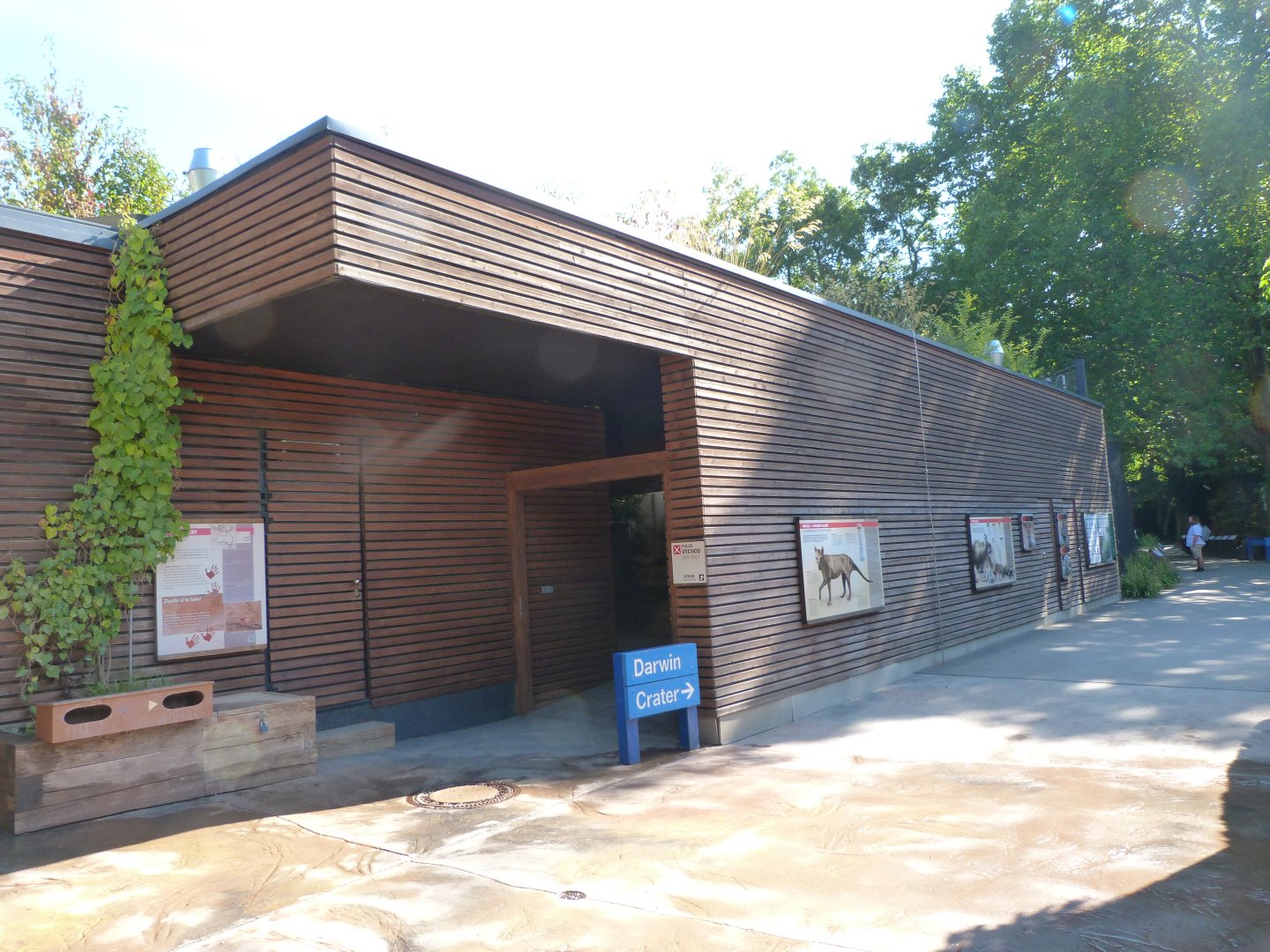 Main pavillion at the "Darwin Crater" -Zoo Praha (2025)