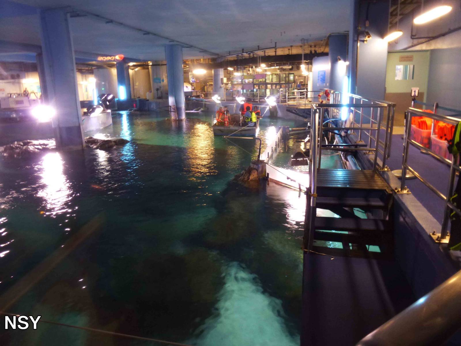 Main tank from above, June 2013.