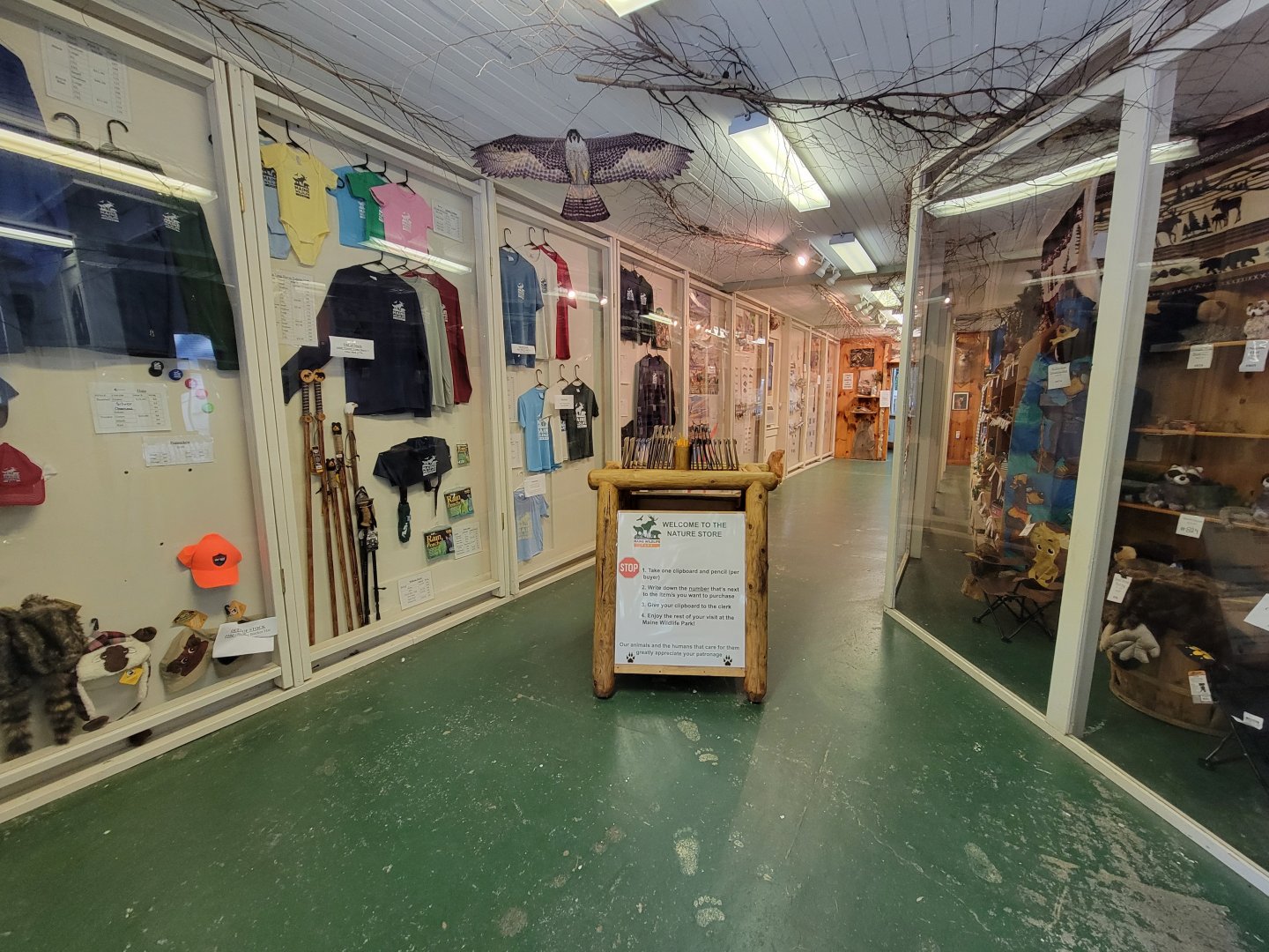 Maine Wildlife Park - A very odd gift shop