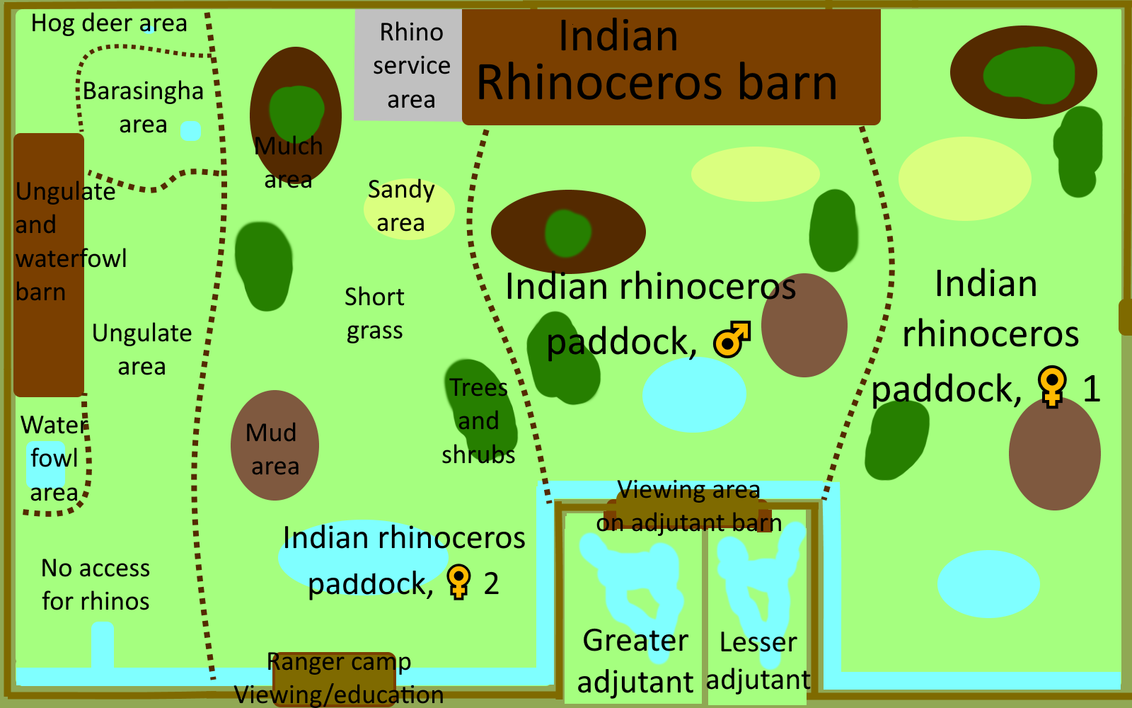 Make a Mixed Species Exhibit For That Animal - Barasingha / Indian Floodplains