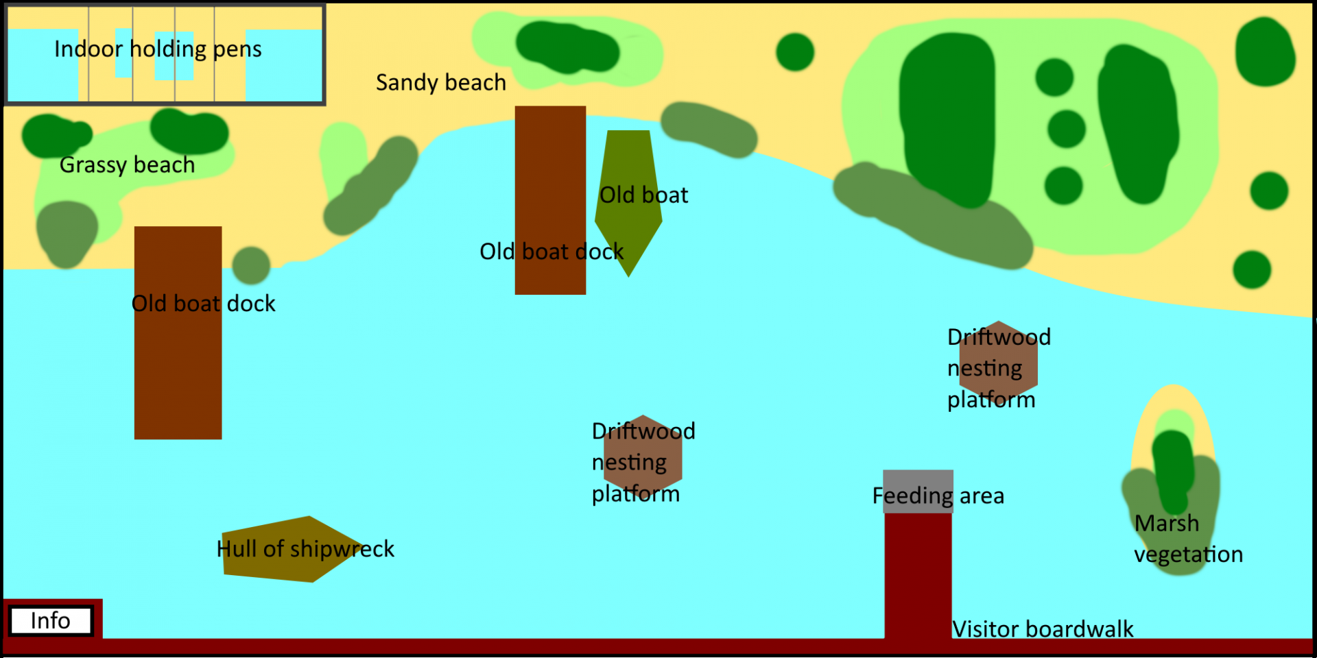 Make a Mixed Species Exhibit For That Animal - Brown Pelican, "Pelican Port"
