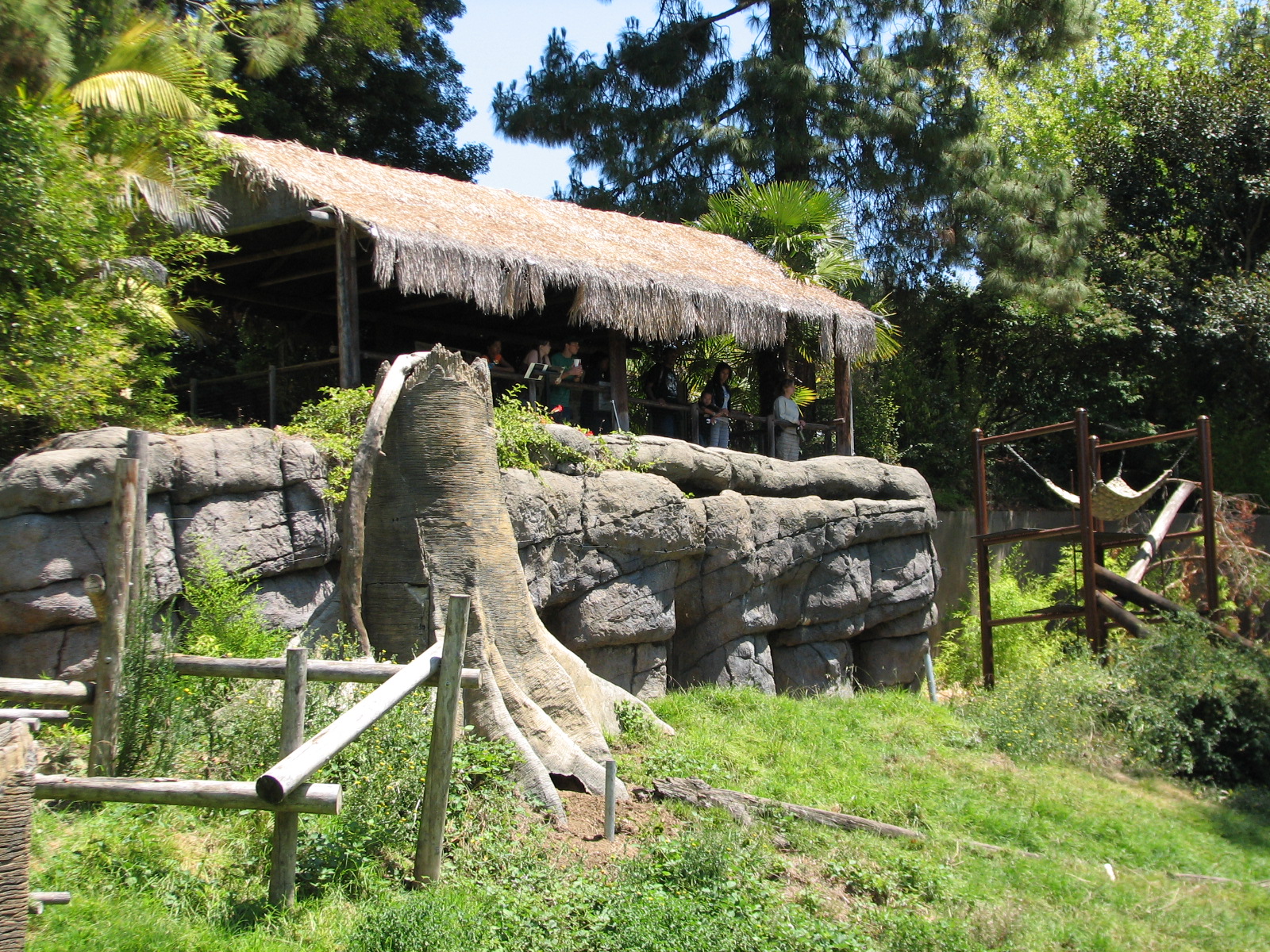 Malayan Sun Bear Exhibit - Viewing Shelter