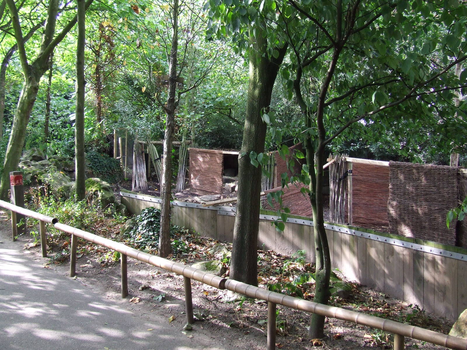 Malayan Tapir enclosure