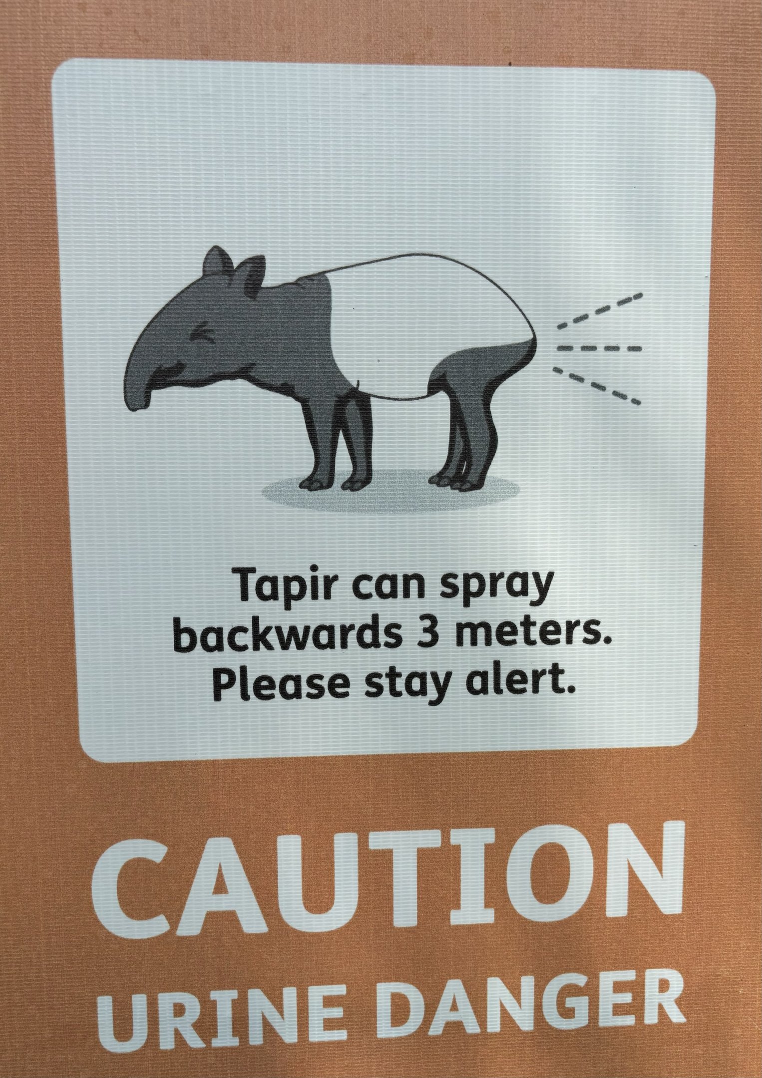Malayan Tapir Sign