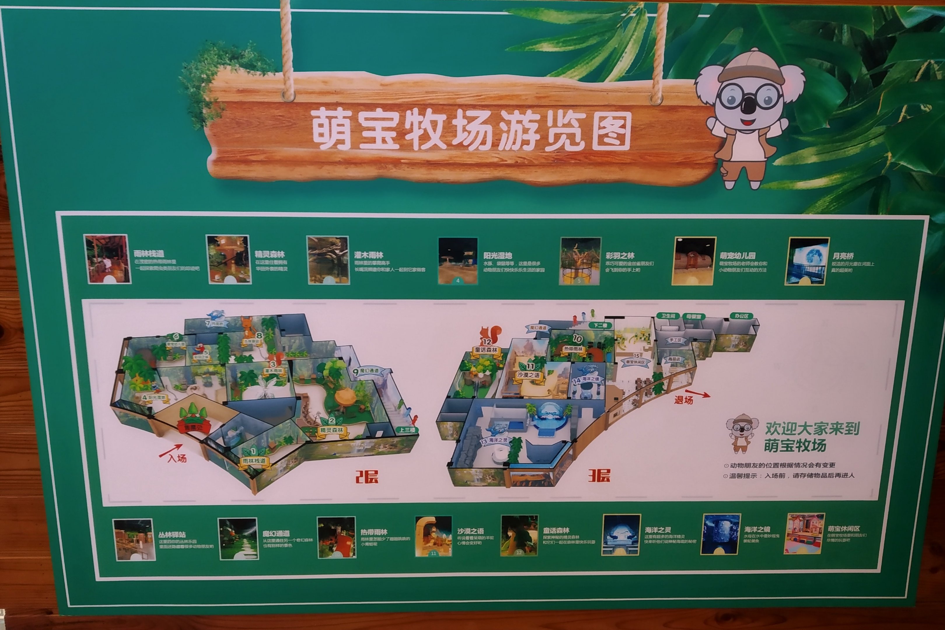 Mall Zoo Map