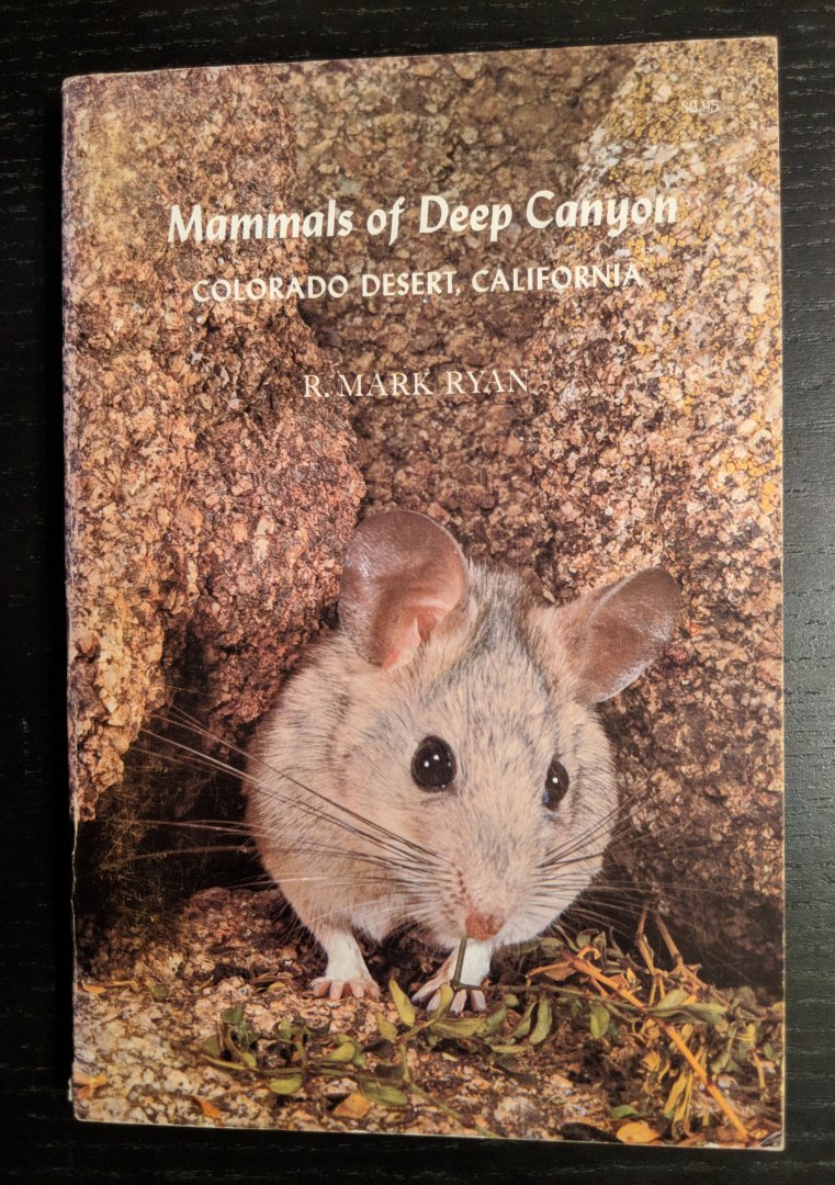 Mammals of Deep Canyon Colorado Desert, California