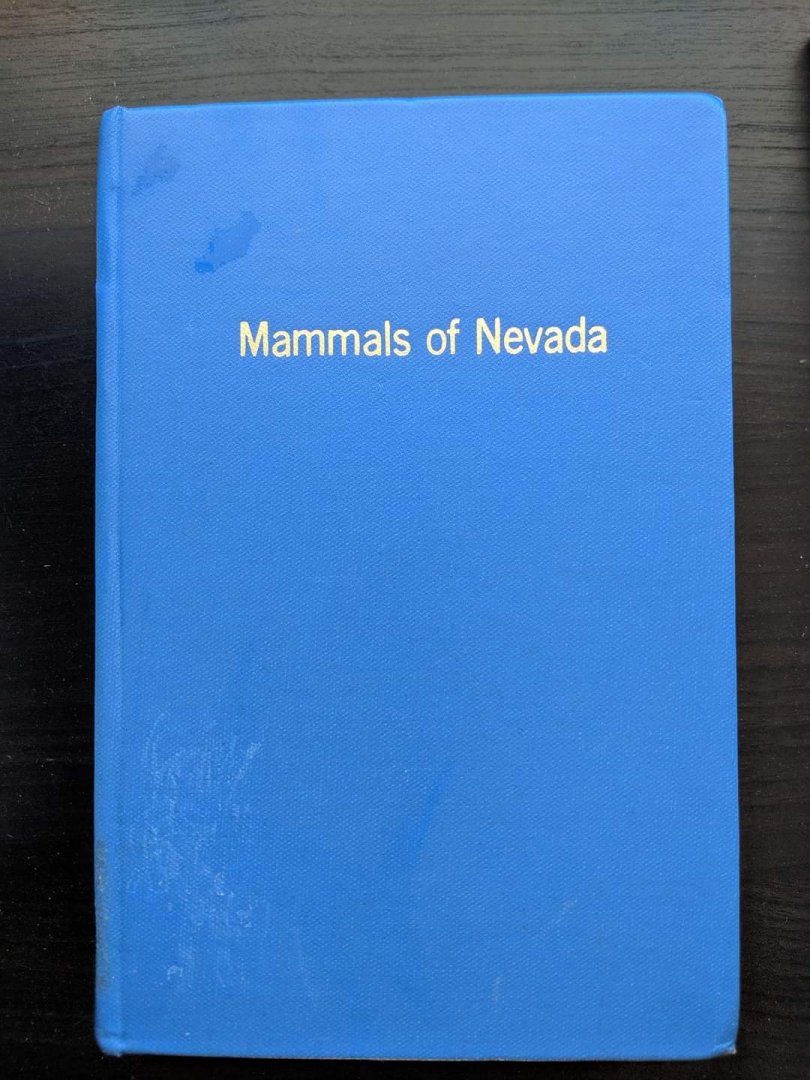 Mammals of Nevada by Raymond E. Hall