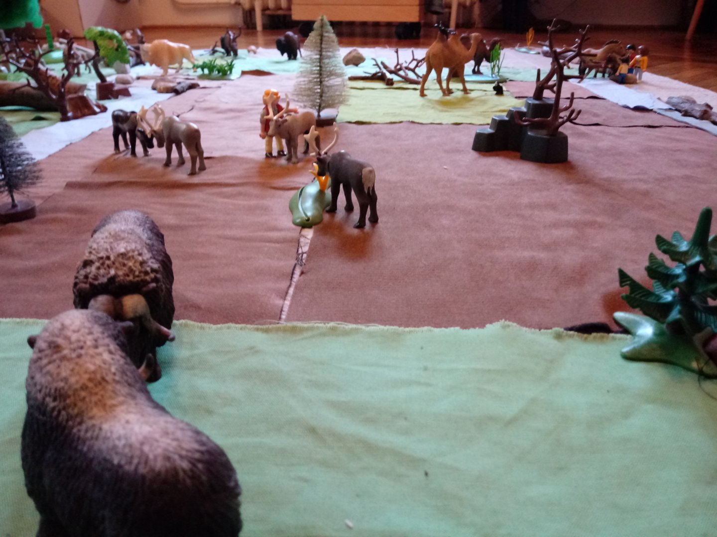Mammoth steppe enclosure in my Ice Age exhibit
