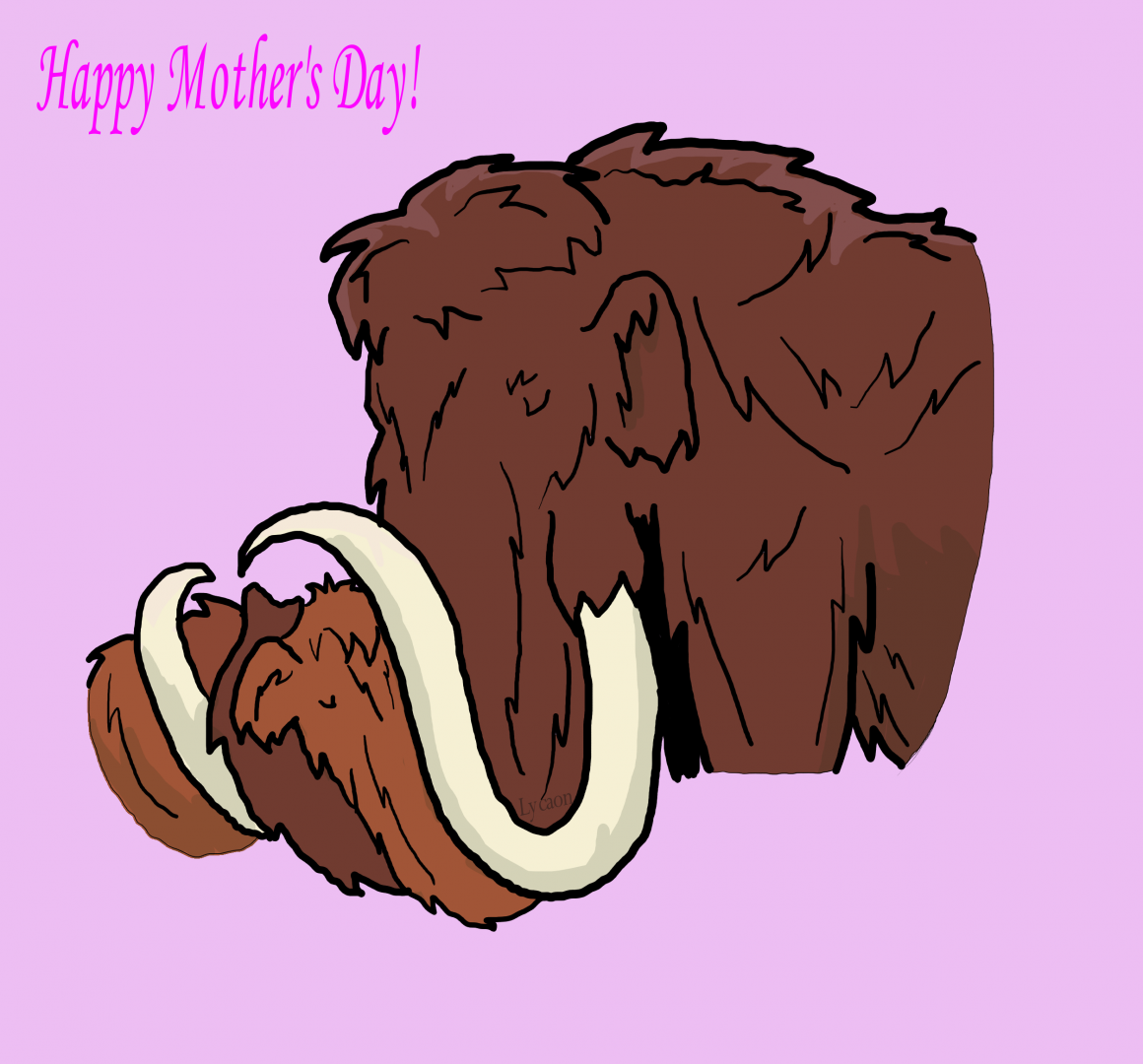 Mammuthus primigenius (Woolly Mammoth) - Mother's Day