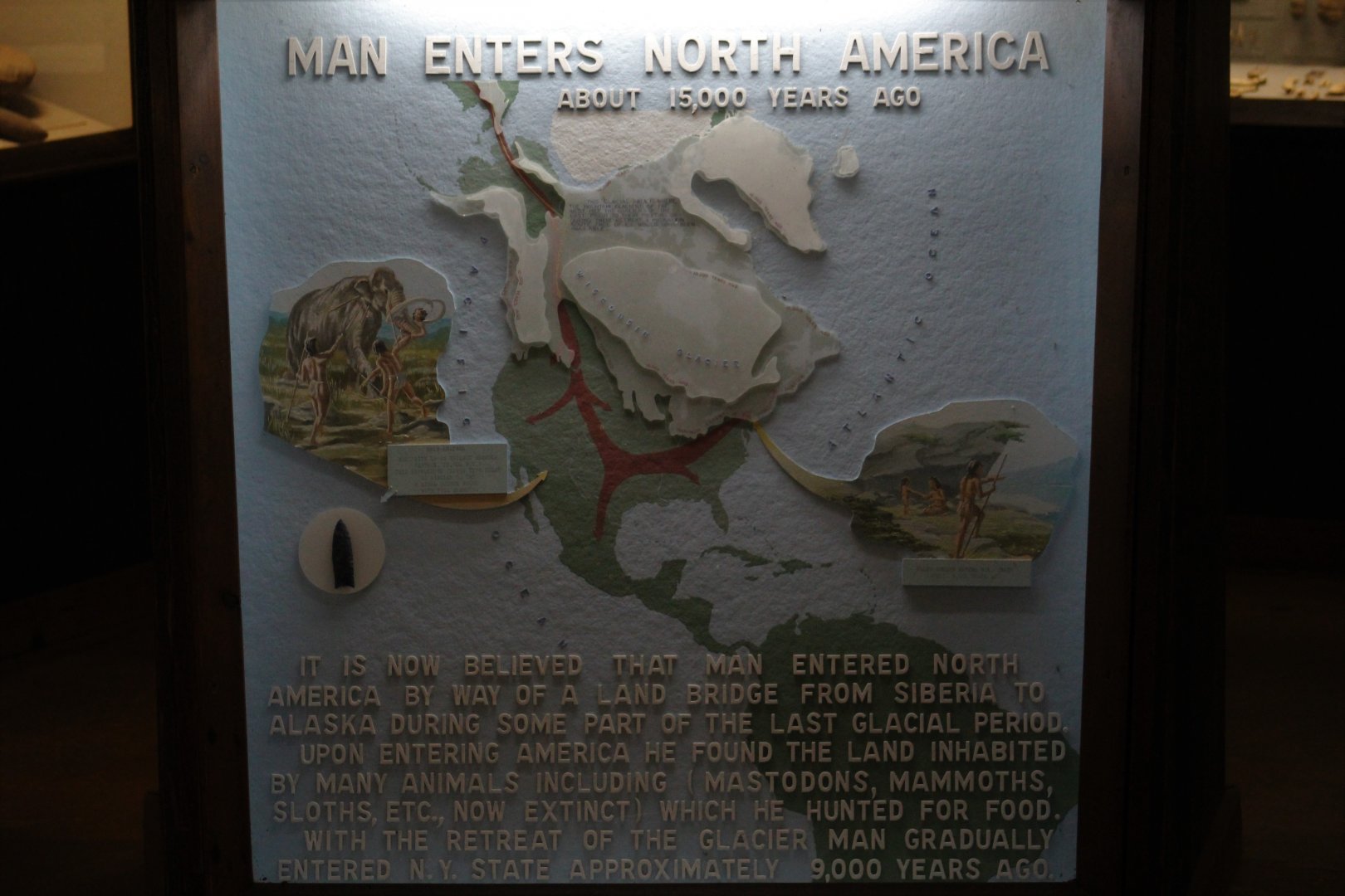 Man Enters North America
