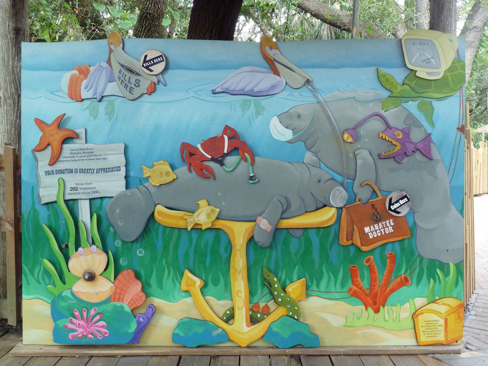 Manatee + Aquatic Center - Donation Mural