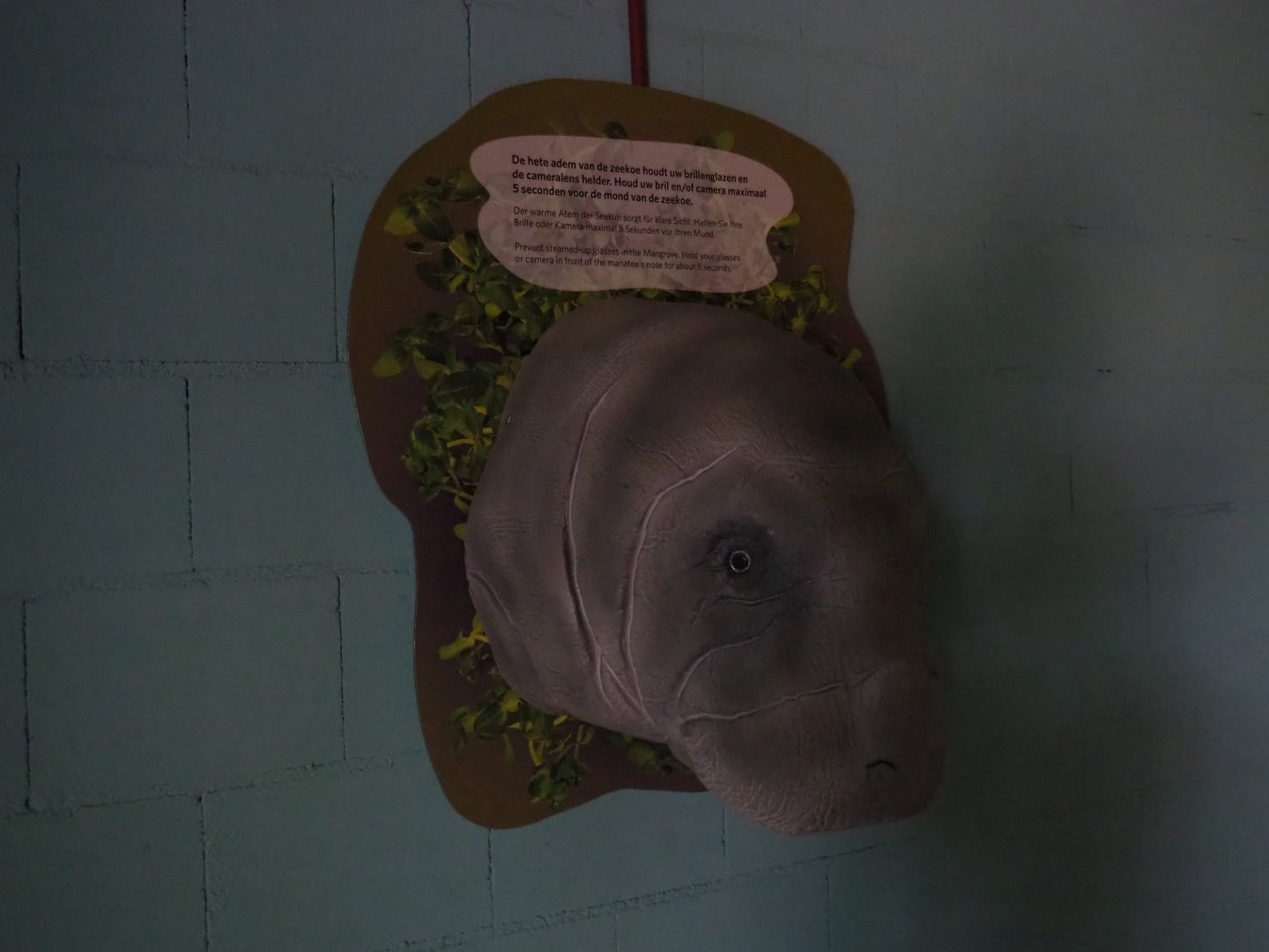 Manatee-head shaped hot air blower (Sep 16th, 2018)