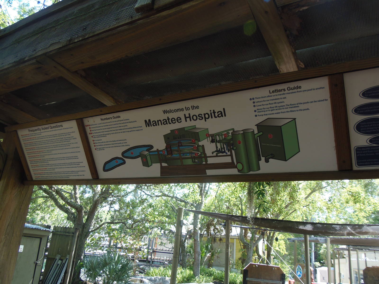 Manatee Hospital Sign