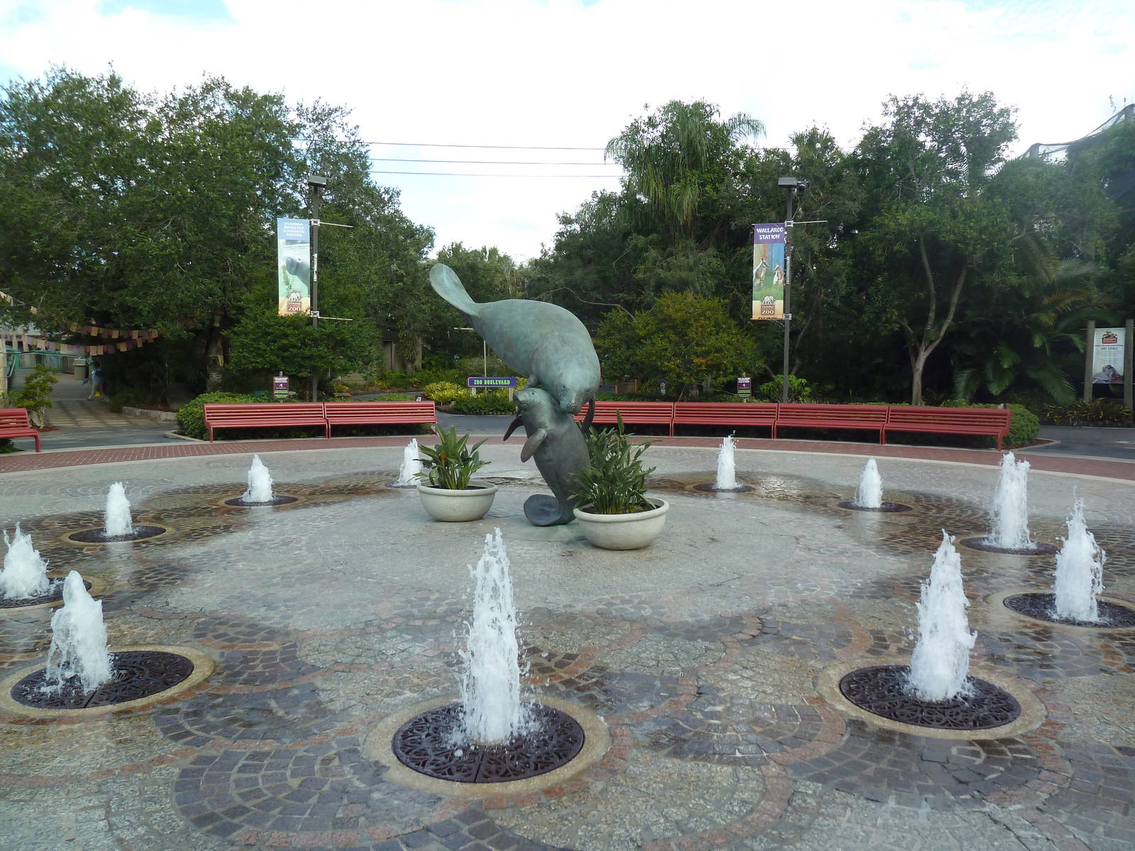 Manatee Plaza Fountain