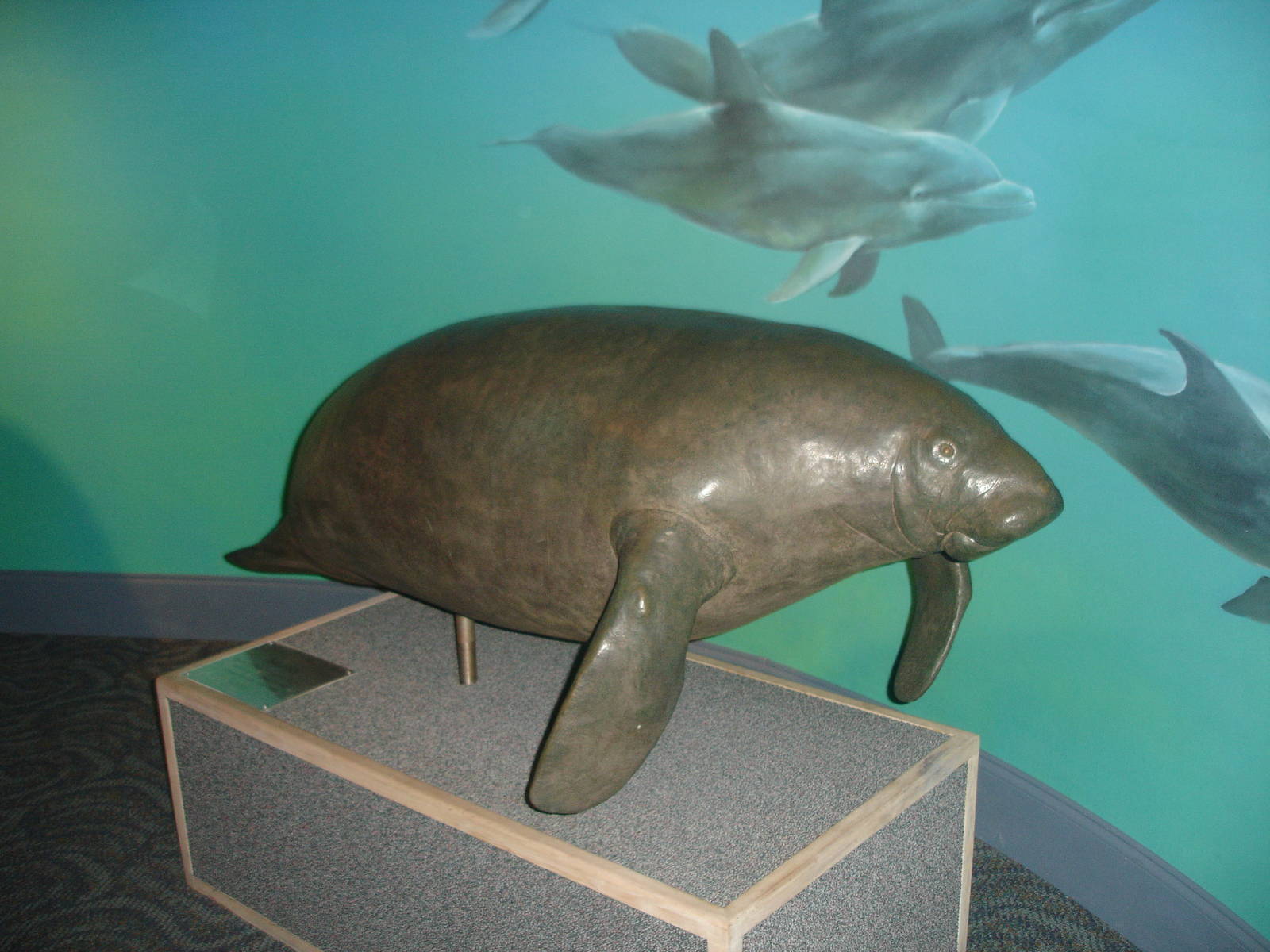 Manatee sculpture