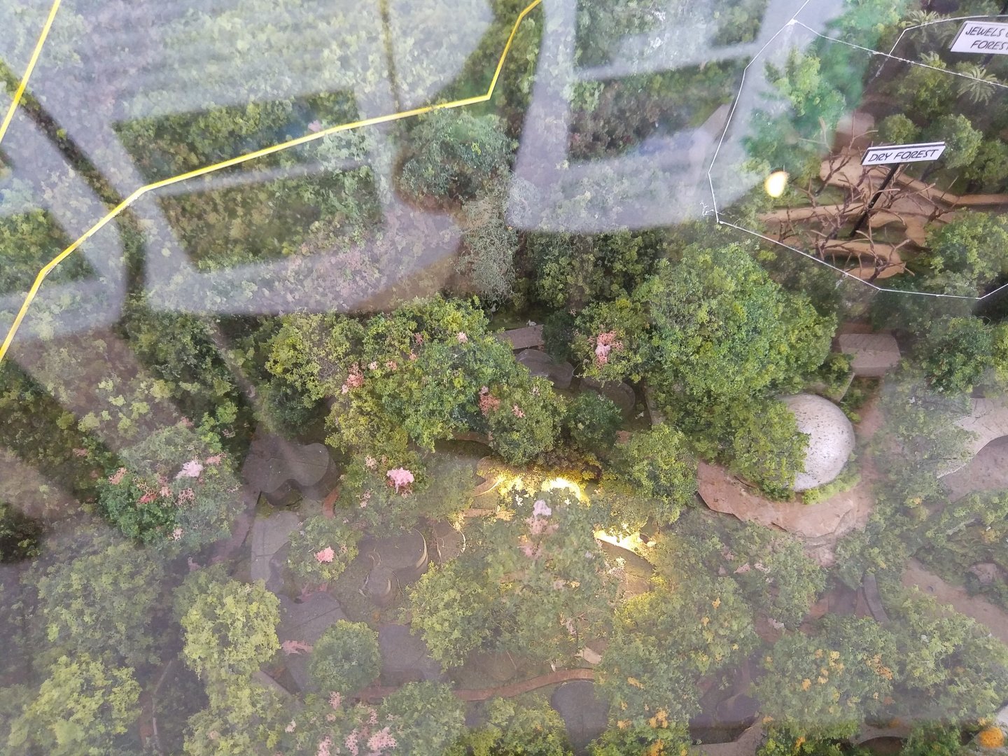 Mandai Development Diorama - Bird Park Close-up