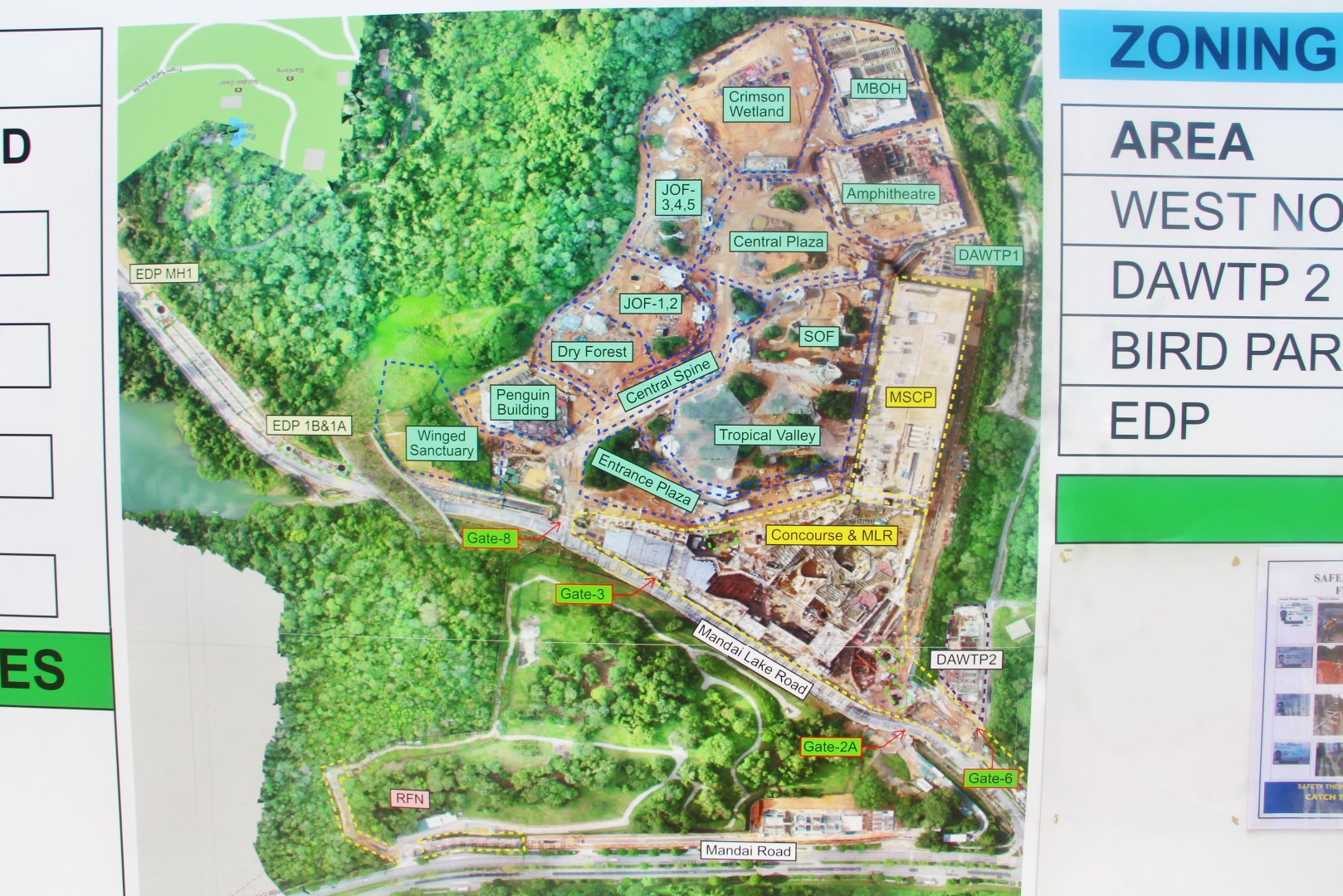 Mandai development - Plan of new Bird Park