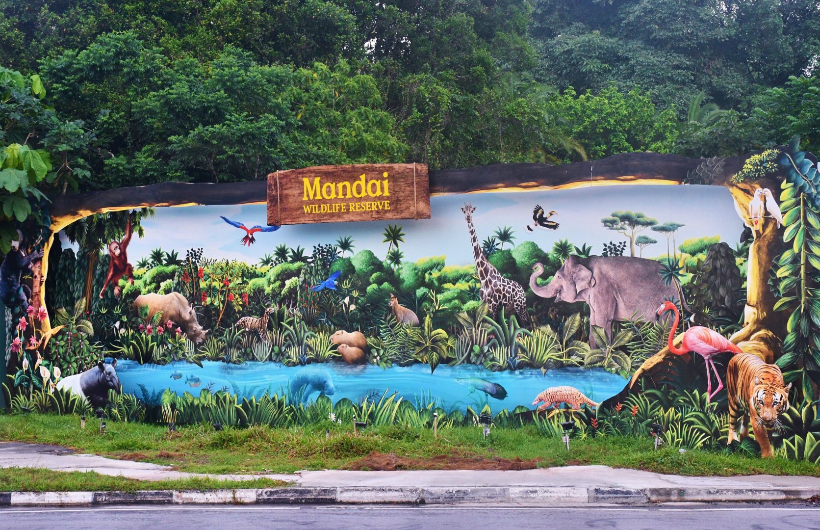 Mandai Wildlife Reserve billboard