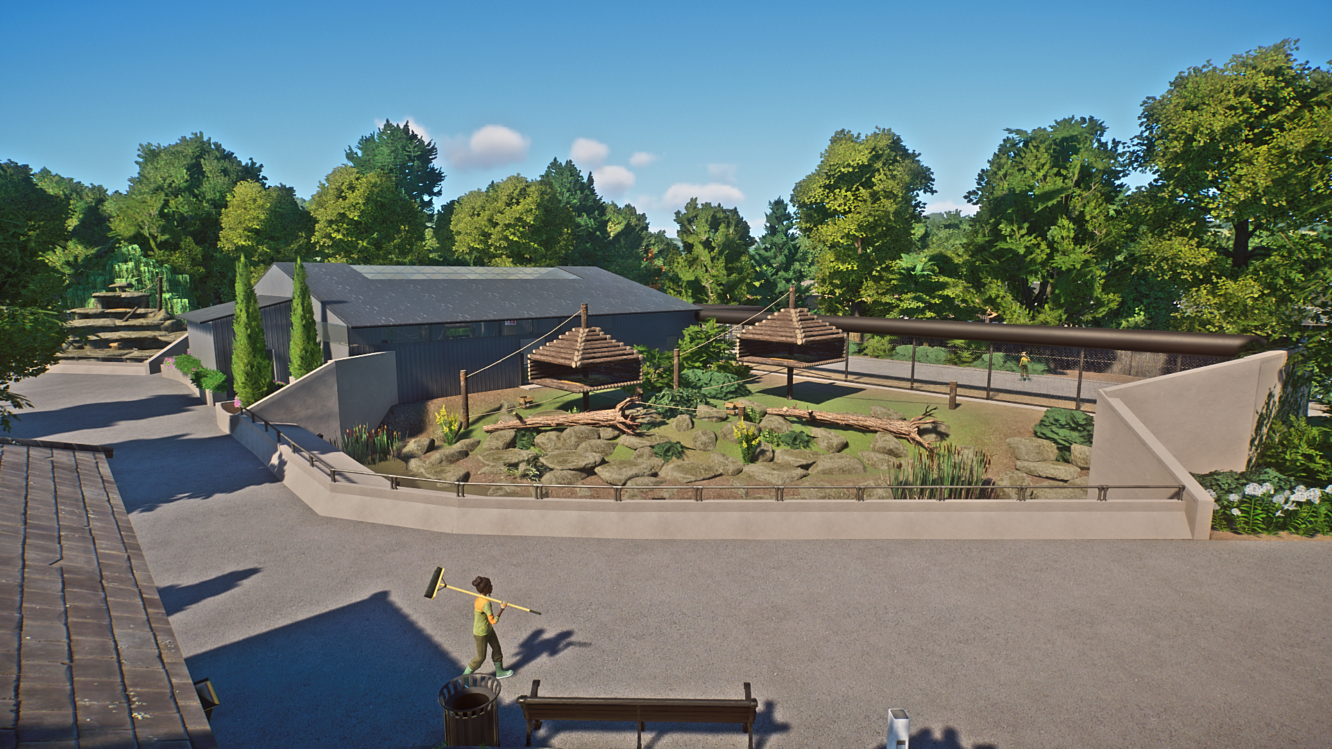 Mandrill Exhibit (Planet Zoo)