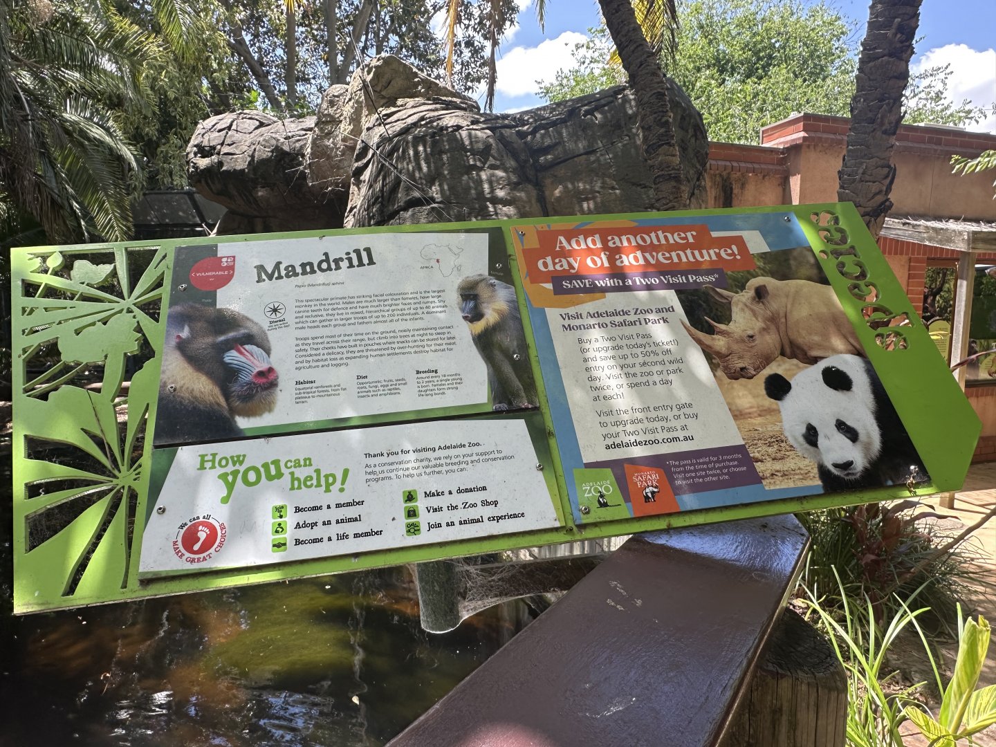 Mandrill signage