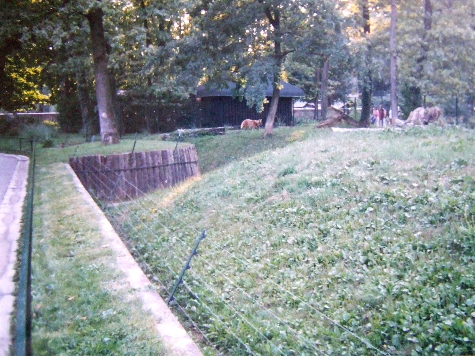 Maned wolf enclosure @ Zagreb Zoo, Croatia
