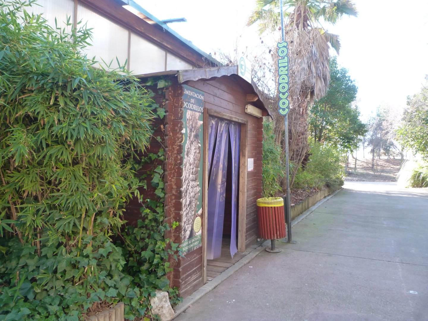 "Manglar de cocodrilos" entrance -Faunia (2025)