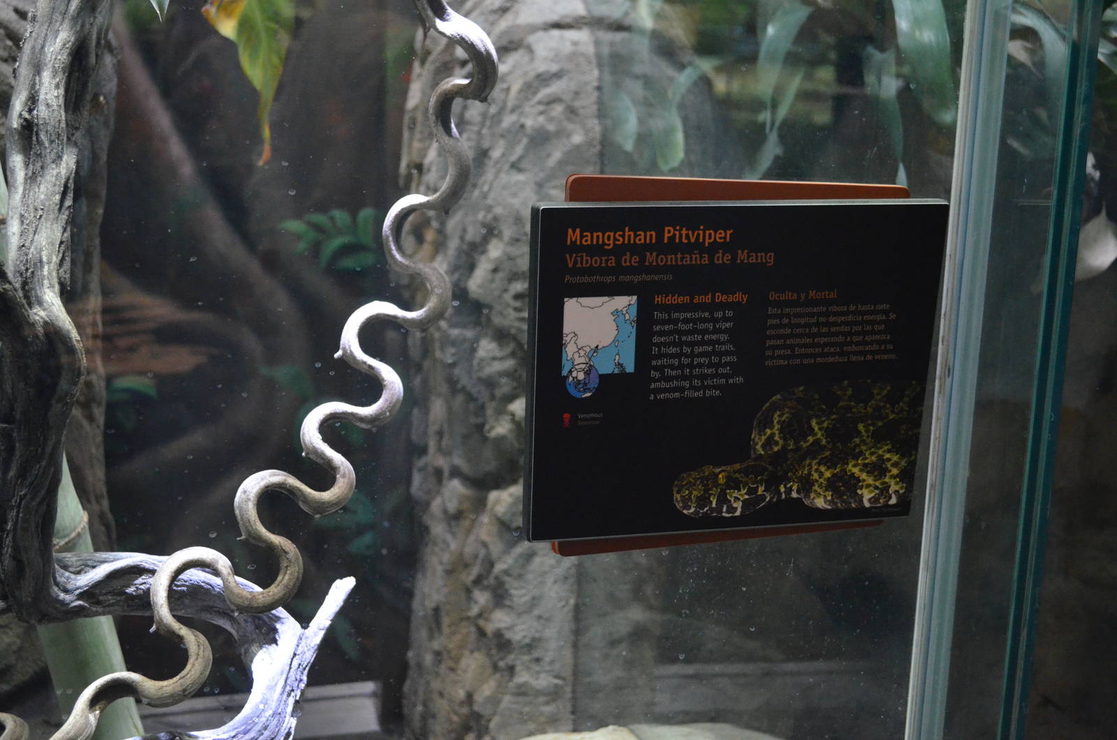 MANGSHAN PITVIPER SIGNAGE