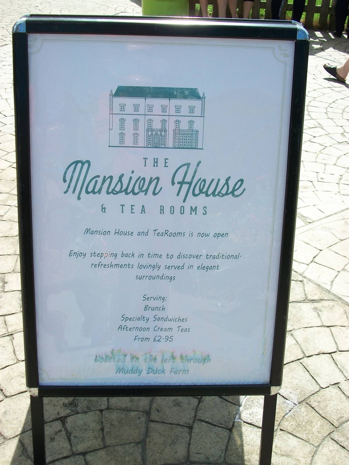 Mansion House signage board, 4th August 2014