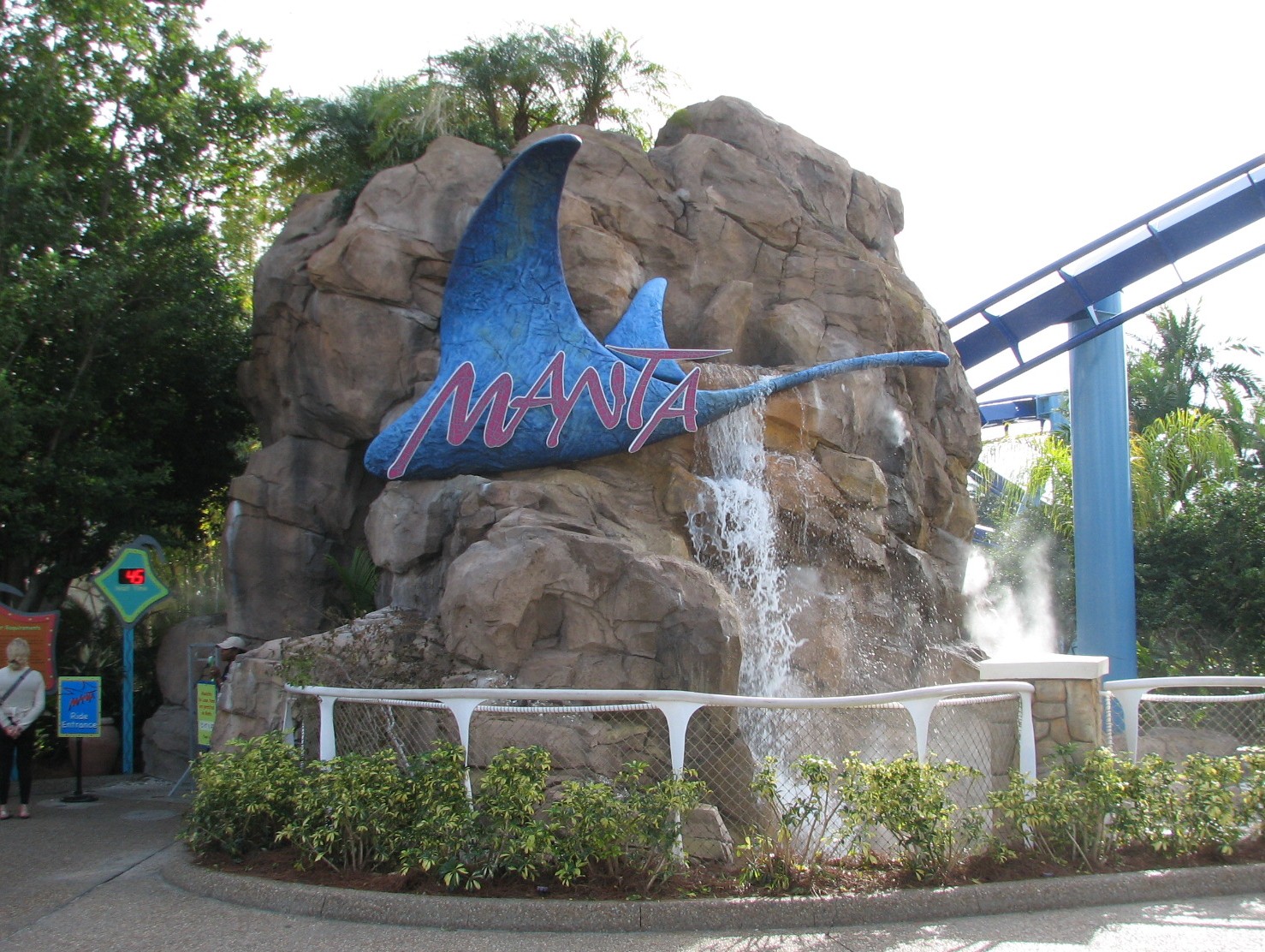 Manta Ride Entrance