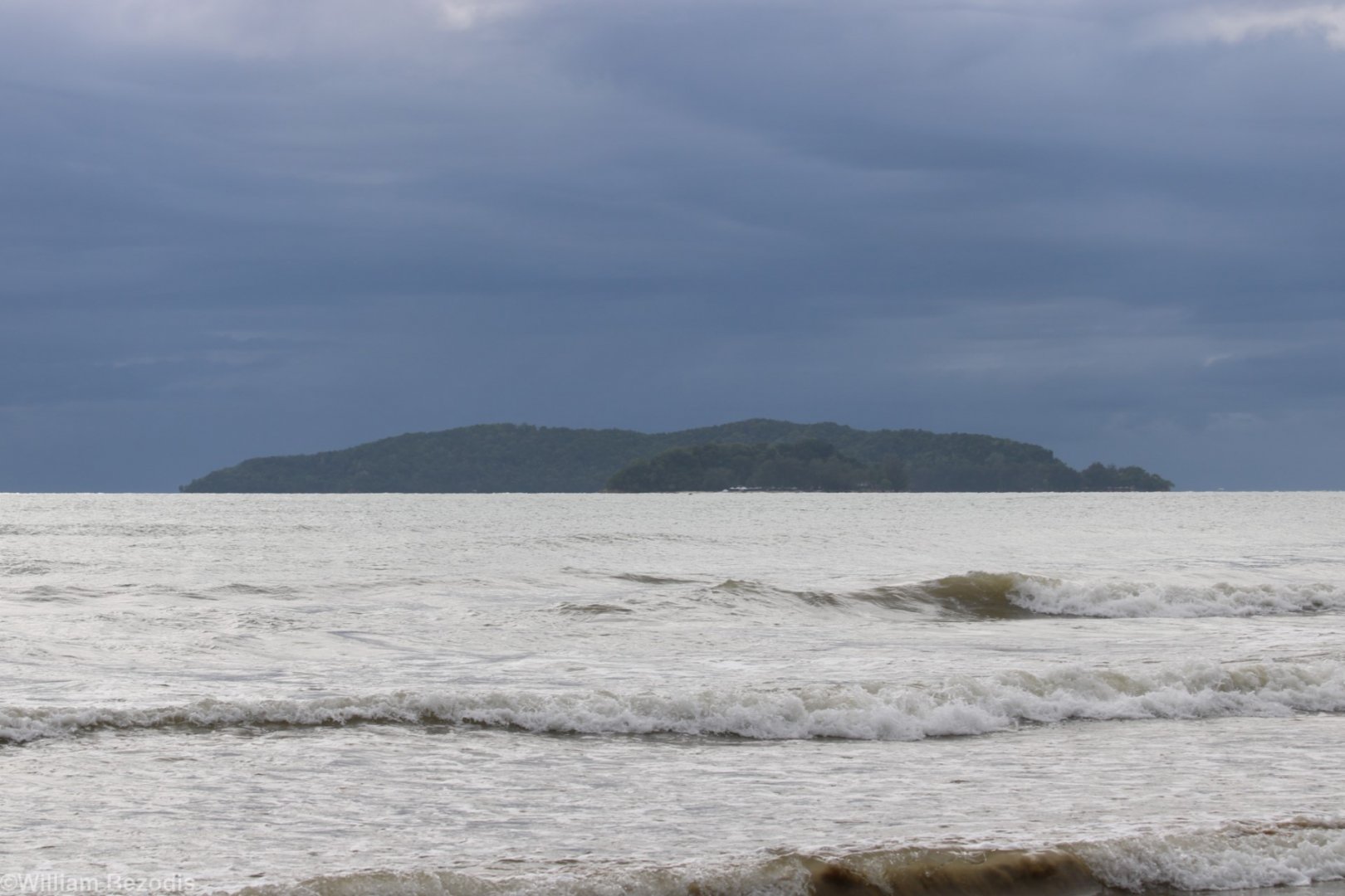 Manukan Island Viewed from Tanjung Aru Beach