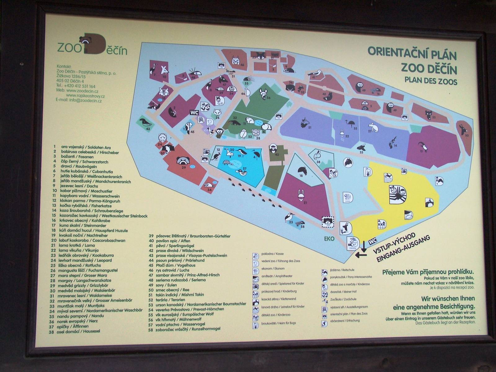 Map at Decin, 28/08/12