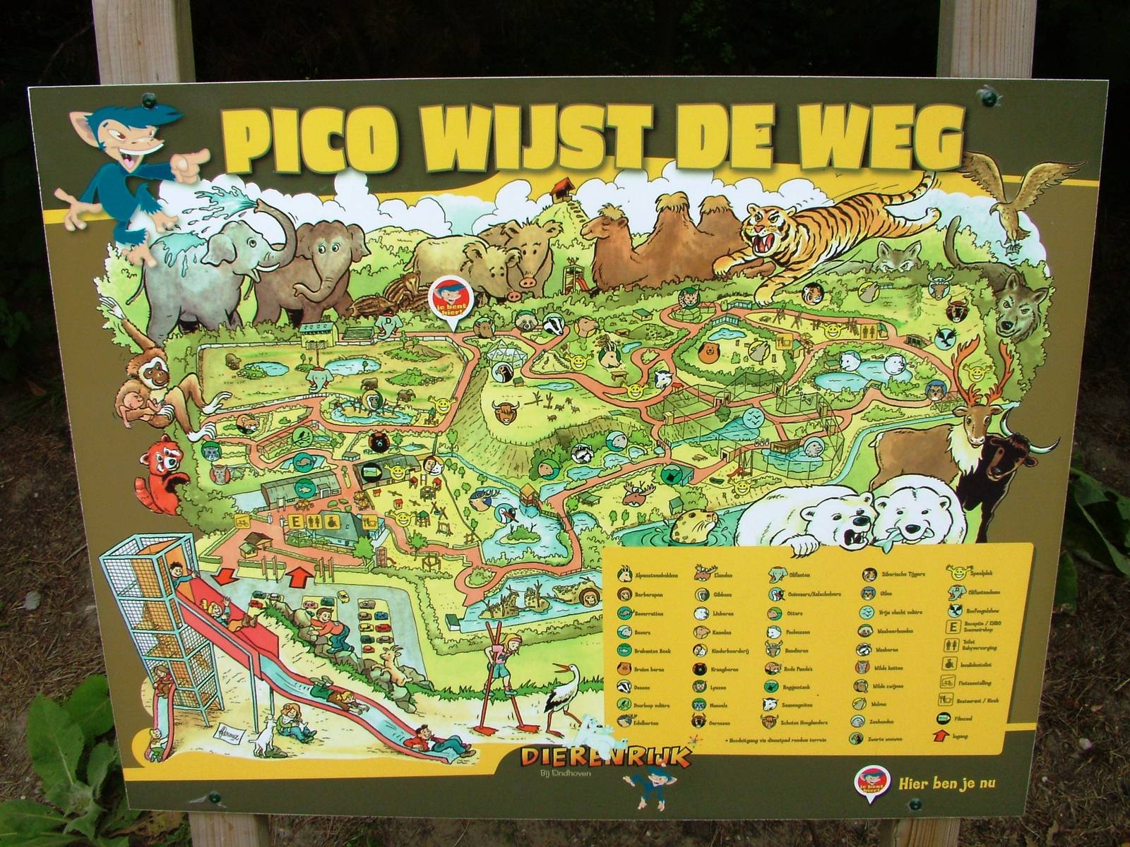 Map at Dierenrijk, 31/05/12