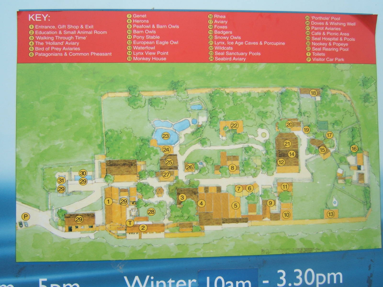 Map at Entrance