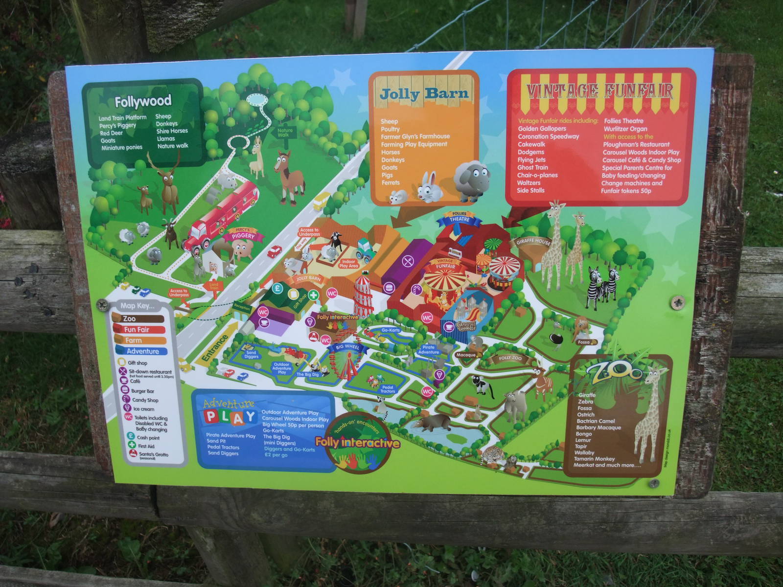 Map at Folly Farm, 01/08/11